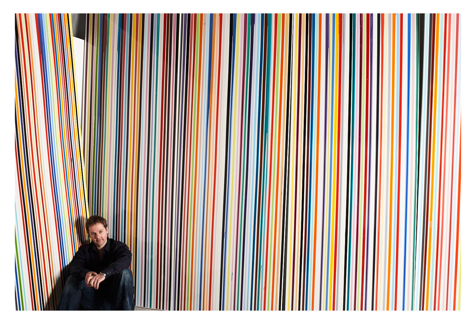Ian Davenport, artist.