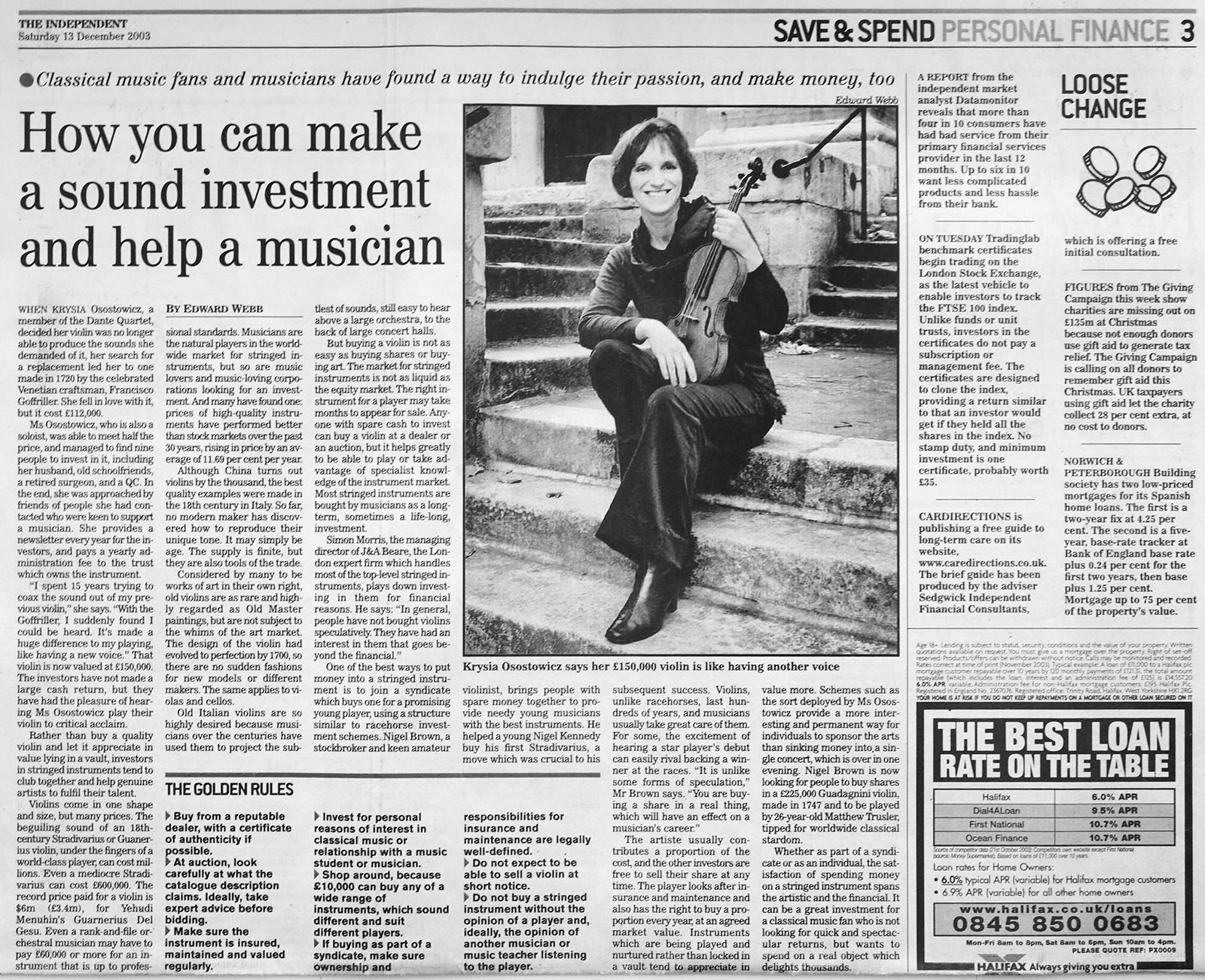 Article for The Independent